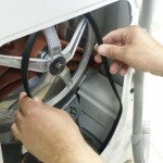 Replacing the belt in a washing machine