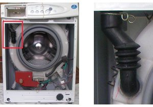 The filler pipe is leaking