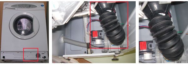 Проверете маркуча на пералнята