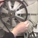 Свалете задвижващия ремък на пералнята