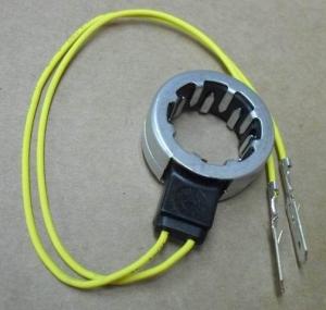 Tachometer sensor in a washing machine: tachogenerator, Hall sensor