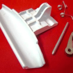 New washing machine door handle