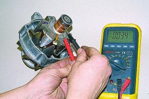 Short circuit and open circuit of washing machine motor windings