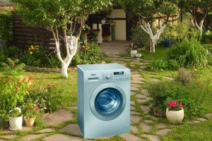A washing machine for a rural area or a summer house