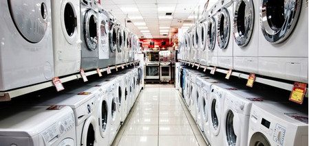 A wide selection of washing machines
