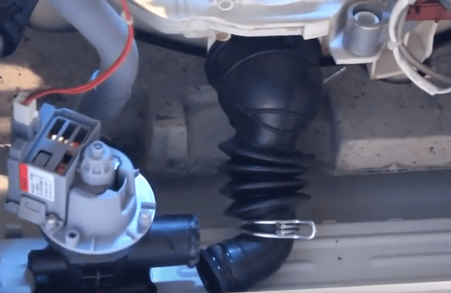 disassembling a washing machine