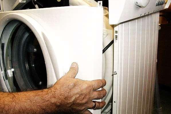 disassembling a washing machine