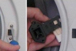 Error code "de" on an LG washing machine