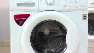 Error code "de" on an LG washing machine