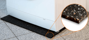 the washing machine vibrates