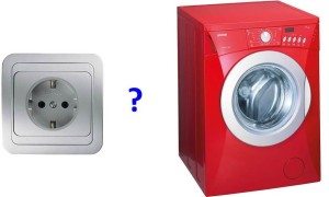 How to connect a washing machine to the power supply