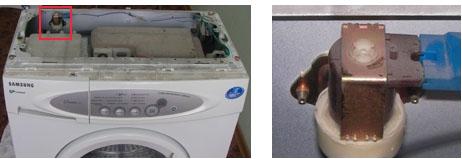 self-draining washing machine
