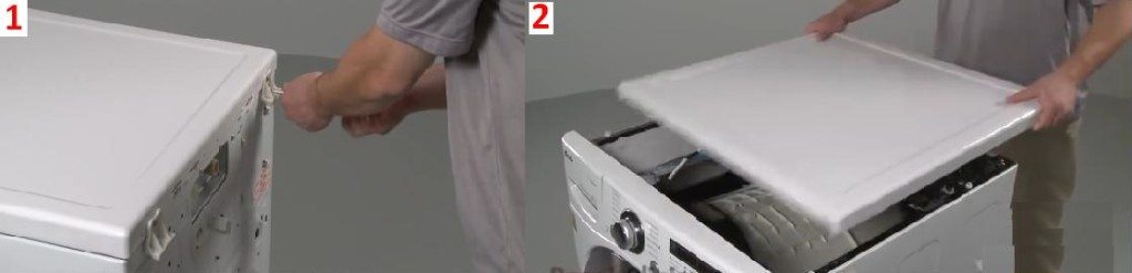 disassembling a washing machine