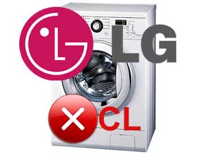 Код за грешка CL на пералня LG