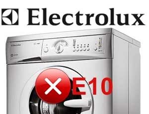 Код за грешка на пералня Electrolux E10