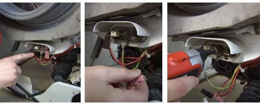 Heating element in a Samsung washing machine