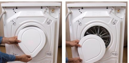 Bosch washing machine back cover