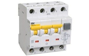 Choosing a circuit breaker (RCD) for a washing machine
