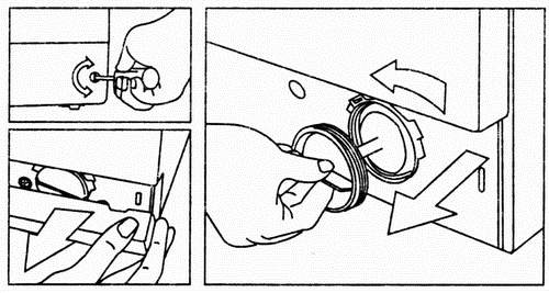 washing machine drain filter