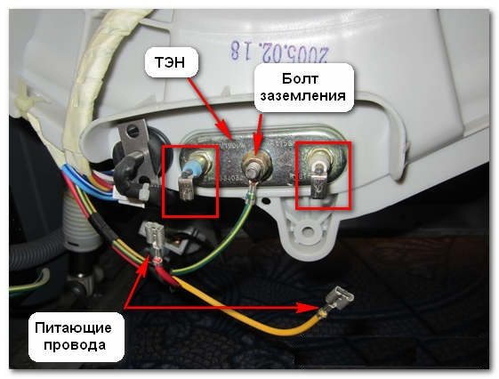 Indesit washing machine heating element