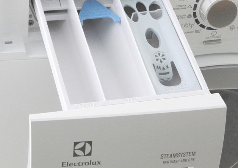 Electrolux washing machine powder dispenser