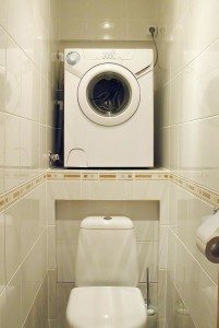 podium for a washing machine