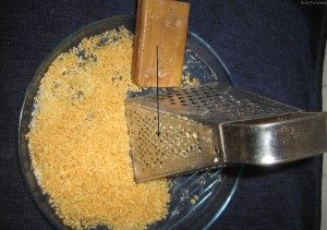 shavings from laundry soap