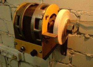 emery from a washing machine motor