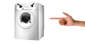 Resetting the washing machine program