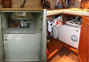 dishwasher under the sink