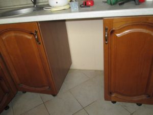 space for a dishwasher