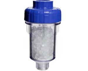 flow-through water filter