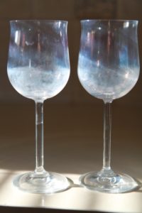 white coating on dishes