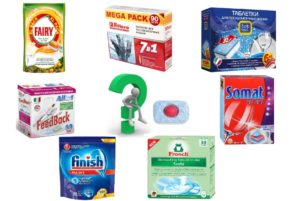 Оценки на таблетки за съдомиялна машина