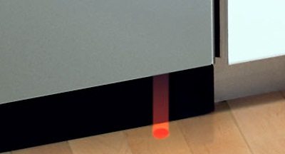 indicator beam on the floor