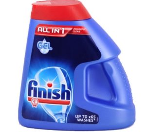 Gel Finish for dishwashers