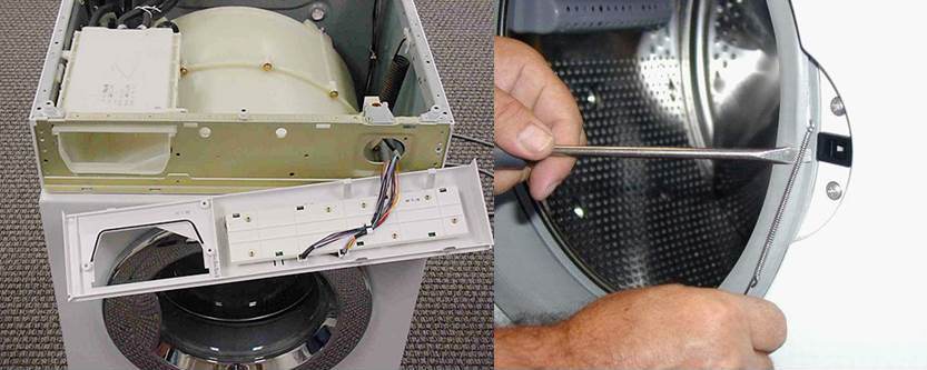 disassembling a washing machine