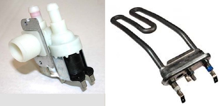 heating element inlet valve