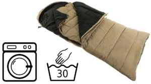How to wash a sleeping bag in a washing machine