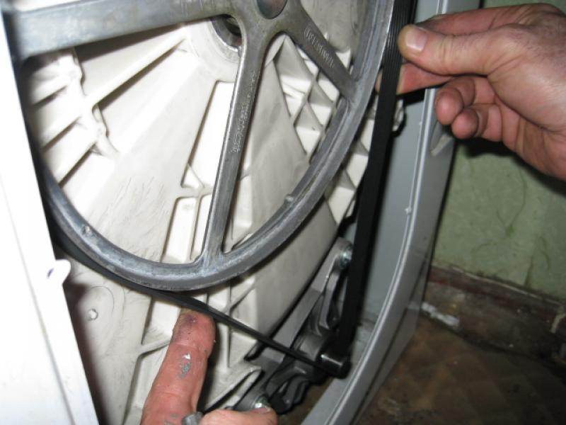 remove the drive belt