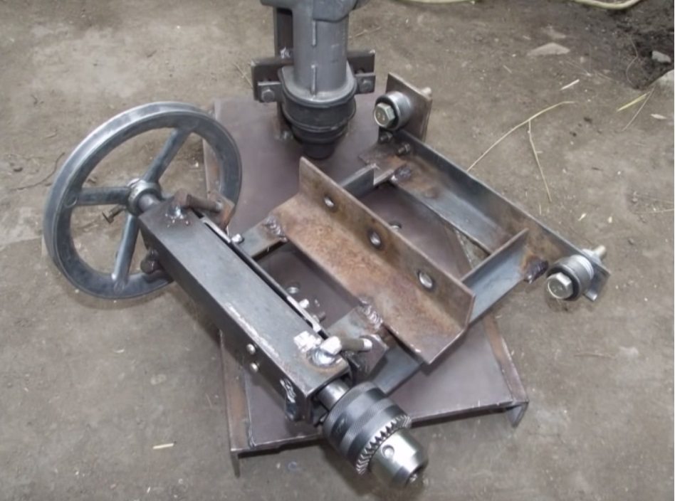 base of the moving mechanism