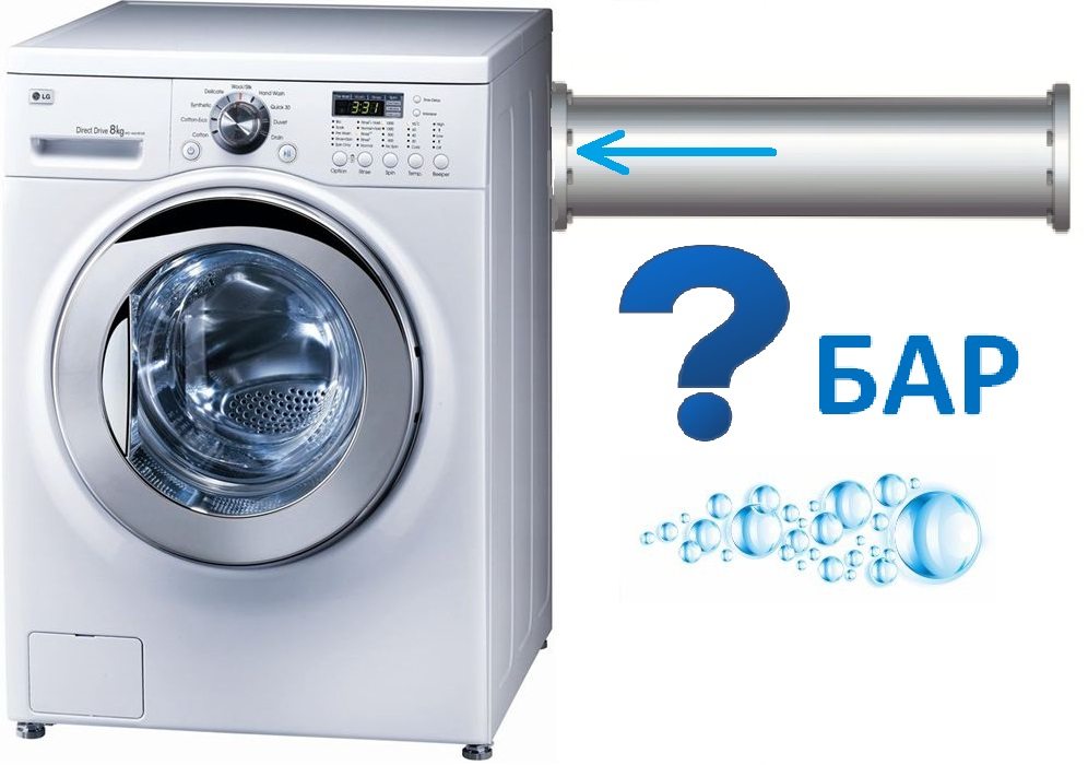 water pressure for a washing machine