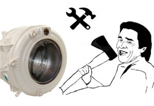 disassembling the tank