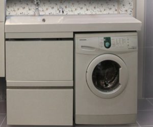 cabinet for a washing machine