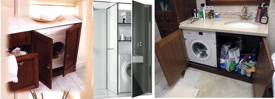 cabinet for a washing machine