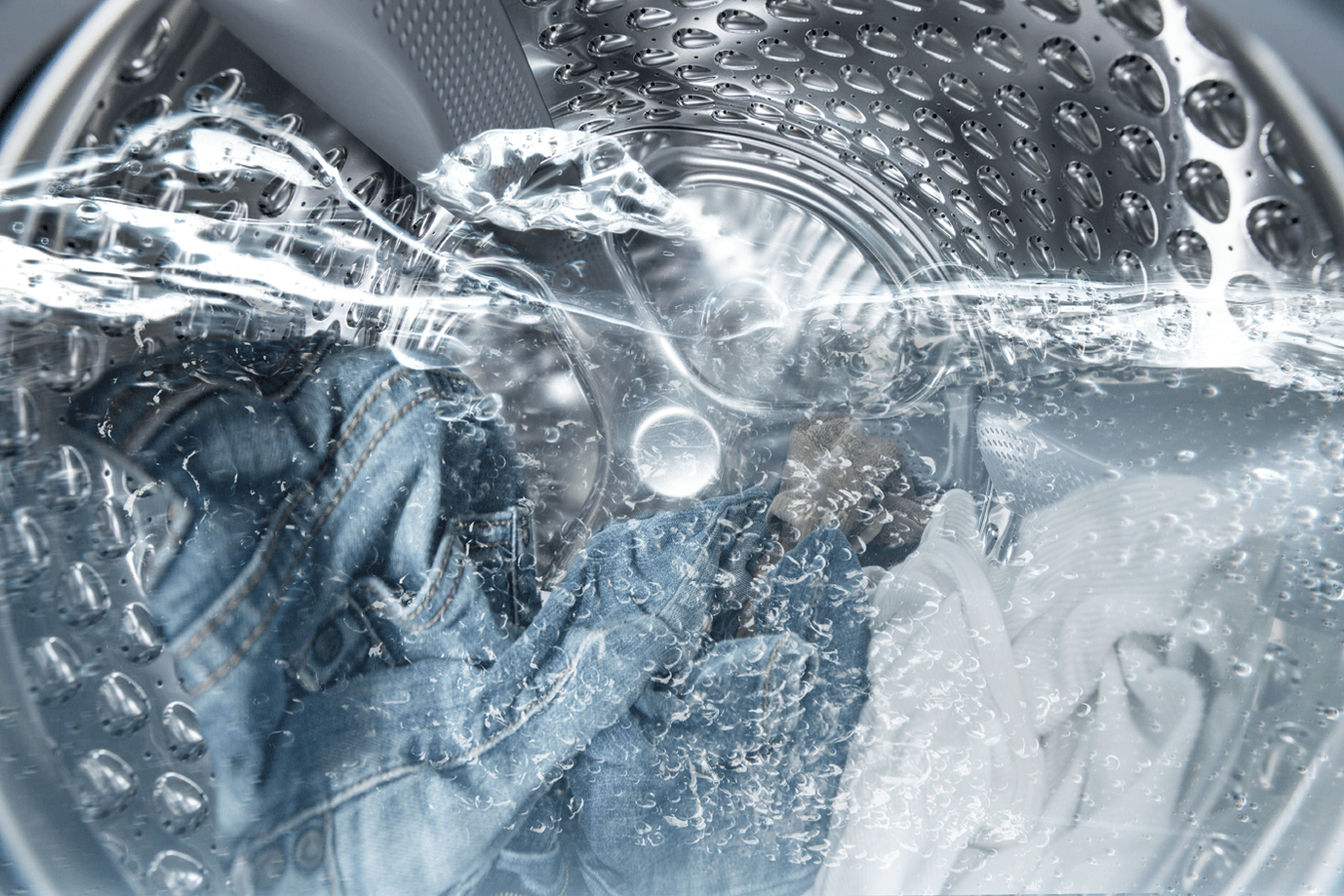 there is water left in the drum