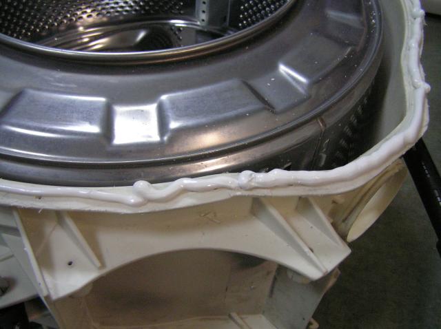 coat the halves of the tank with sealant