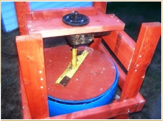 base for a feather plucking machine