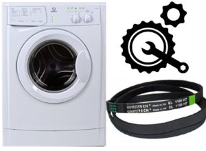 How to install a belt on a washing machine