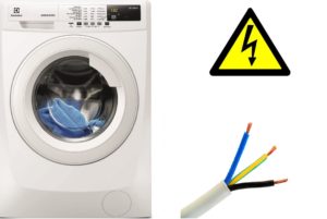 Напречно сечение на кабела за пералня